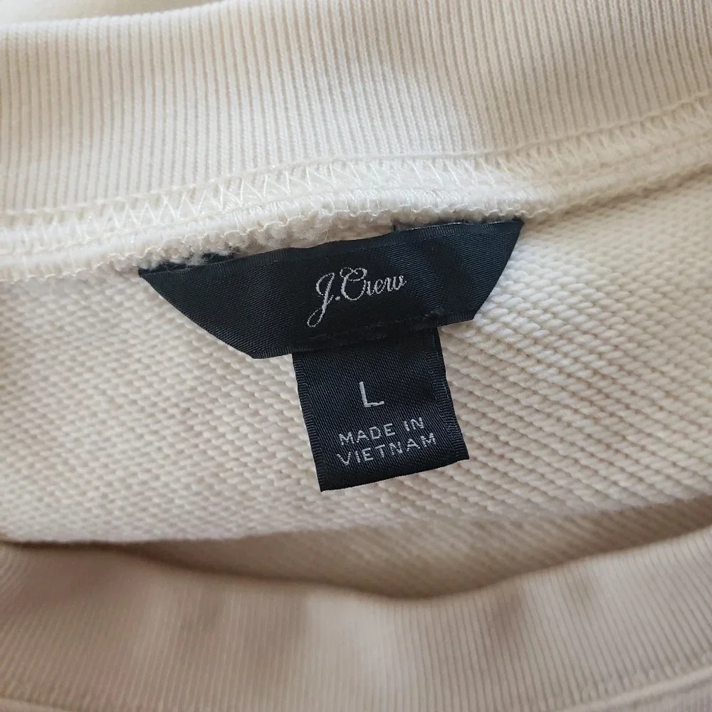 J.CREW beauty crew neck sweater